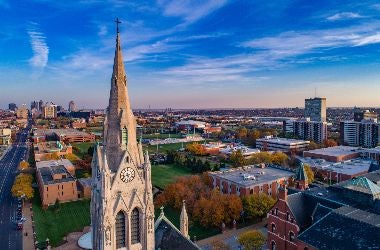 North Campus Aerial Spotlight