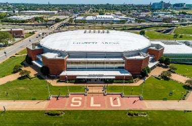 Chaifetz Arena Aerial Spotlight