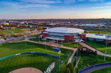 Chaifetz Arena Parking Spotlight